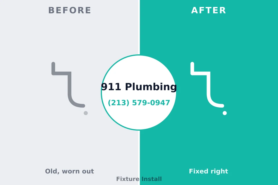 Before and after: plumbing repair Harrisville, RI